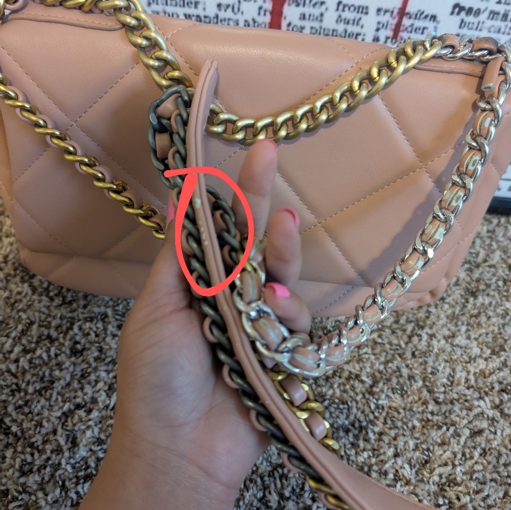 Nude Pink Flap Bag - Picture 7 of 12